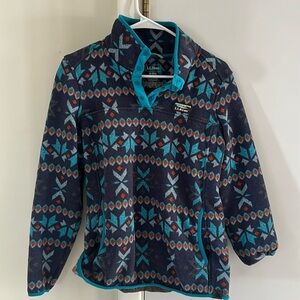 LL BEAN Adults' Bean's Classic Fleece Pullover, Print